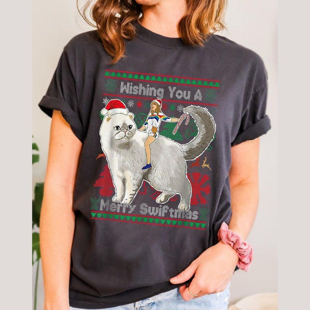 Wishing You A Merry Swiftmas Shirt Cute Swiftmas Christmas T Shirt